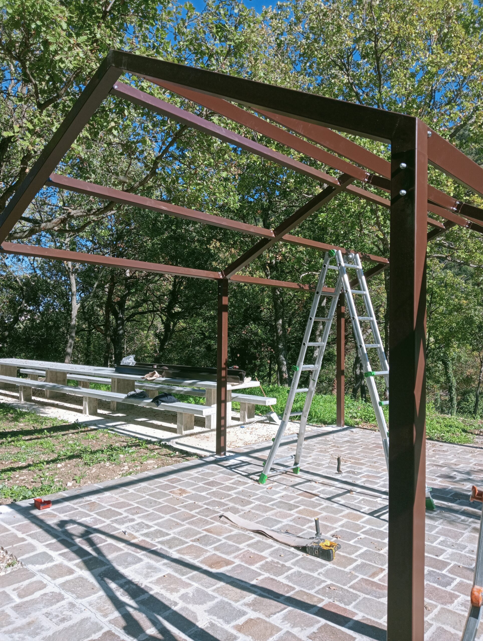 RC-14P – Realizzazione struttura Gazebo – abitazione privata.