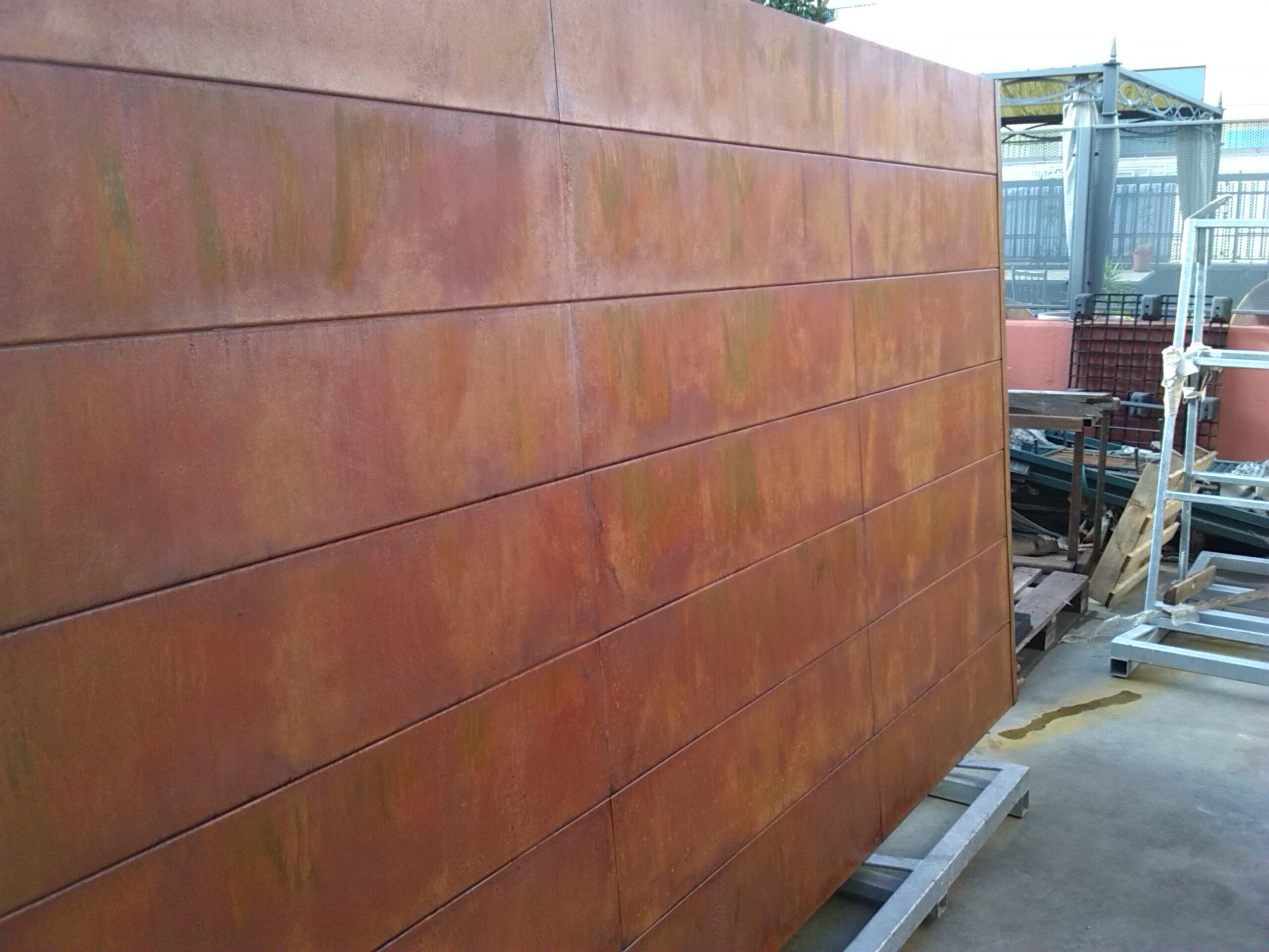 RC-22C – Realizzazione Cancello in acciaio corten.