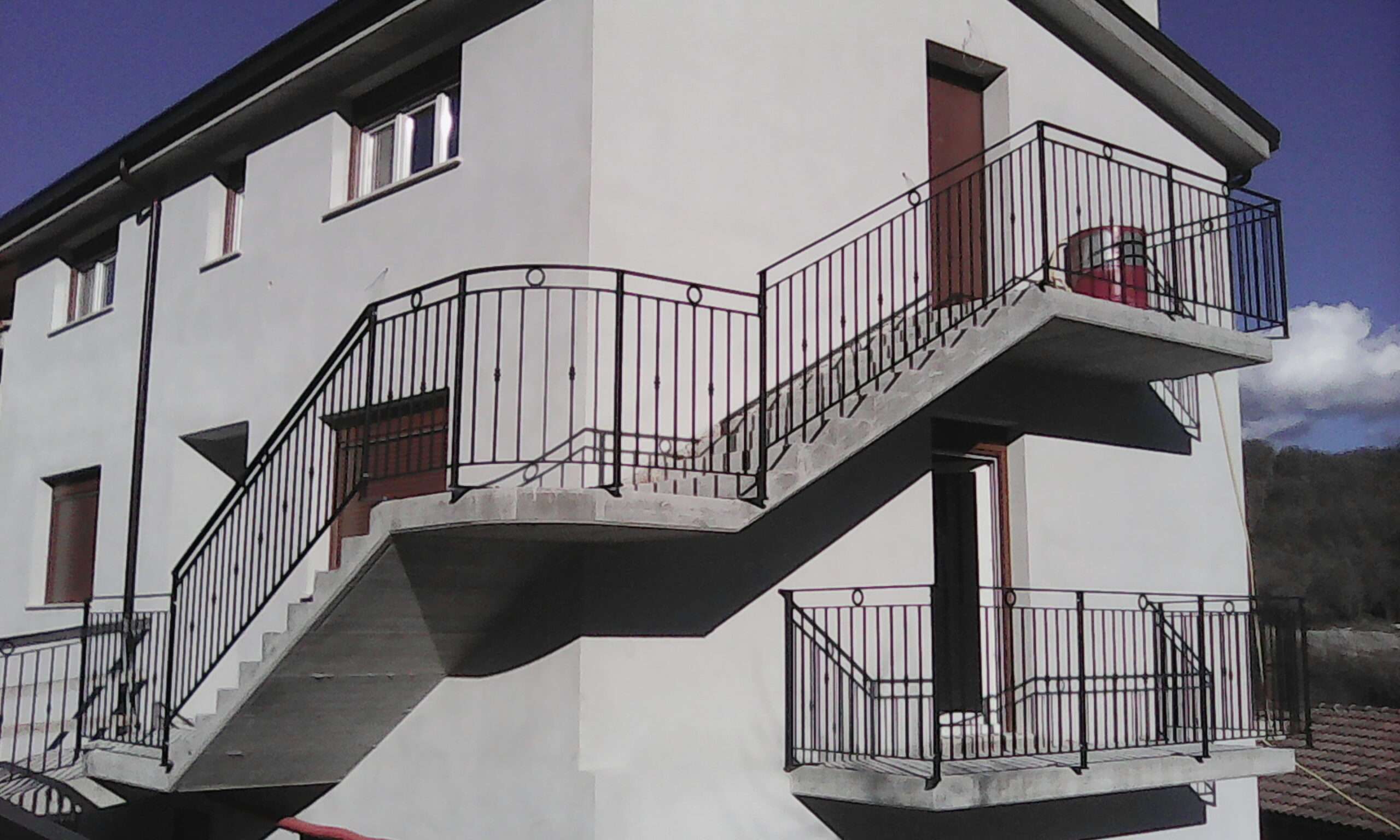 RC-42SE – Ringhiere per scala esterna e Ringhiere per balconi.